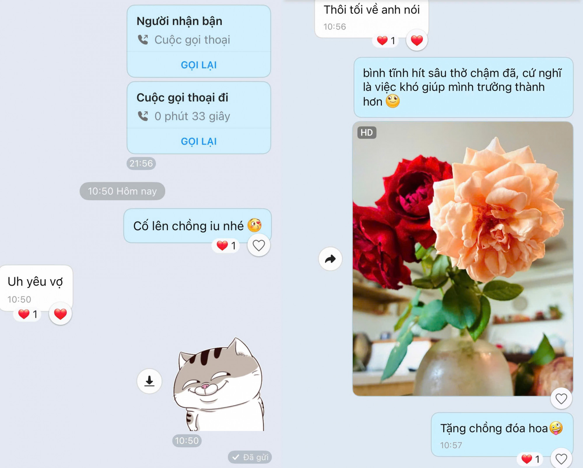 Thi thoảng, tôi vẫn chủ động nhắn tin cho chồng 