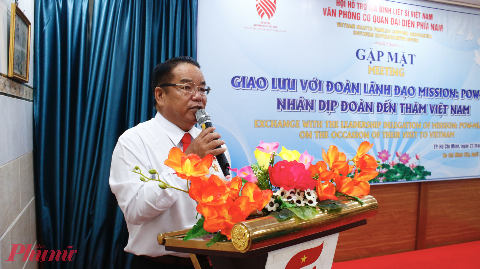 ông Phan Văn Cường - Phó Trưởng Văn phòng Cơ quan đại diện phía Nam, Hội Hỗ trợ Gia đình Liệt sĩ Việt Nam 