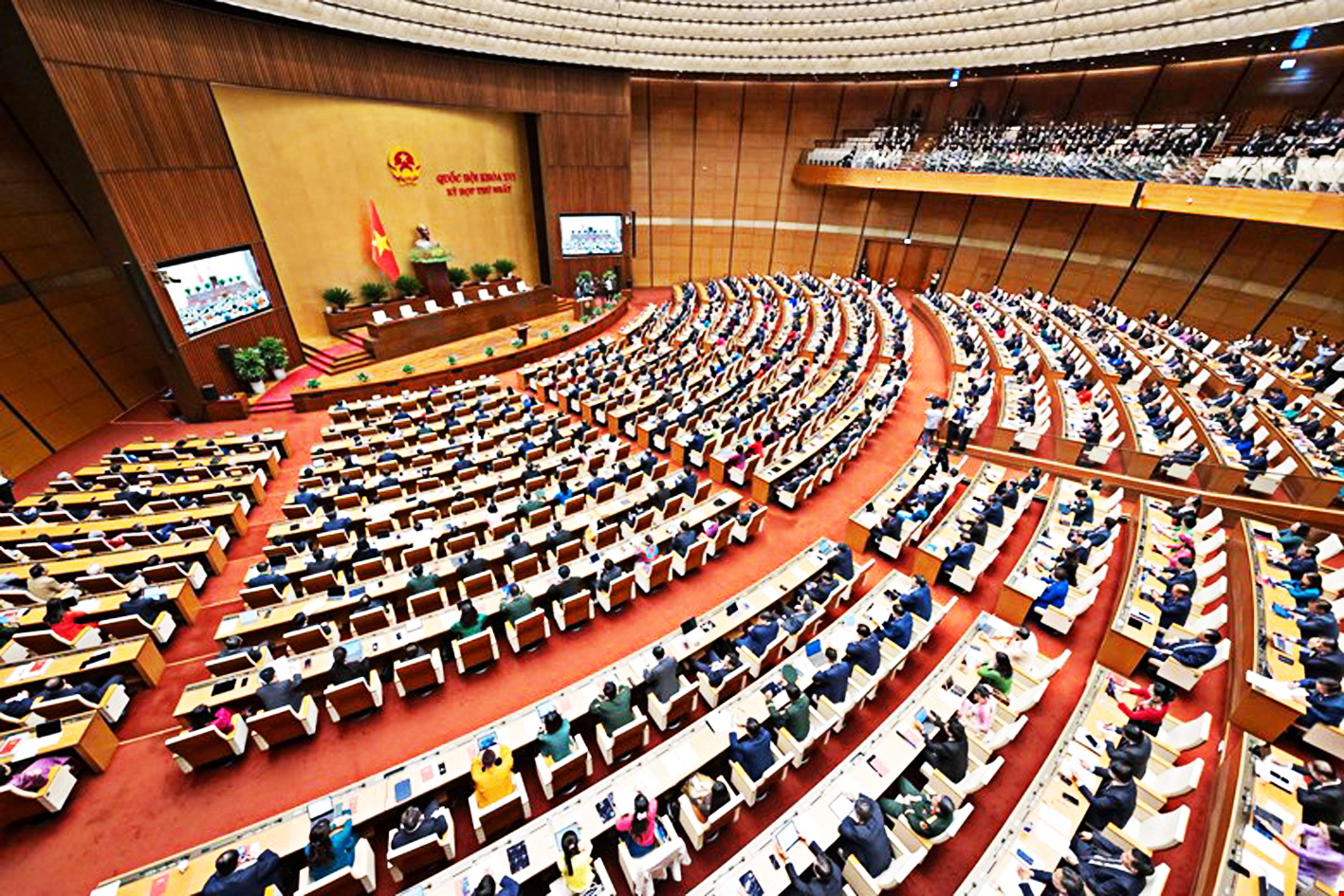 Kỳ họp thứ nhất, Quốc hội khóa XVI bế mạc sau 2 tuần làm việc - Nguồn ảnh: Quốc hội