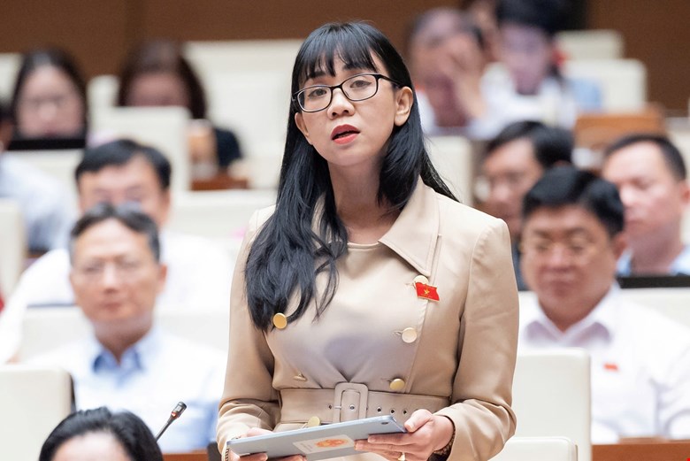 Đại biểu Trịnh Thị Tú Anh (tỉnh Lâm Đồng) - ảnh: QH