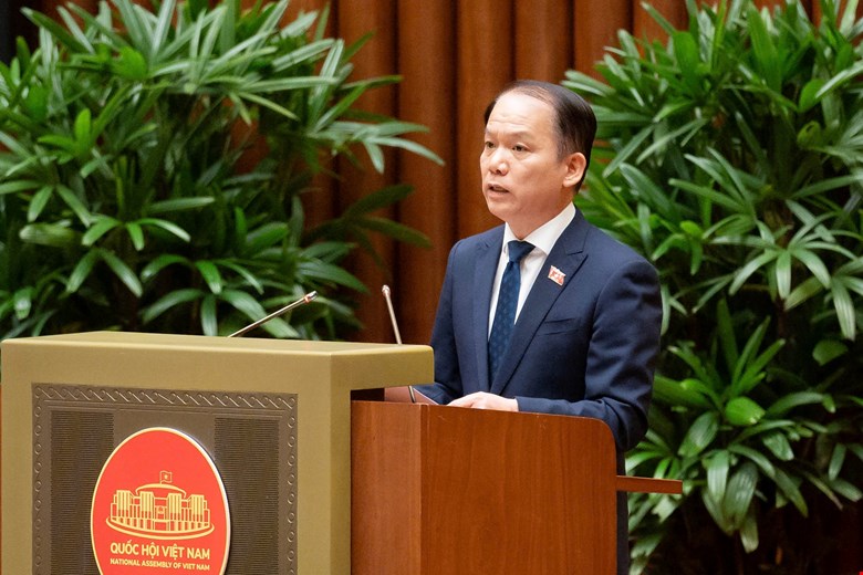 Bộ trưởng Bộ Tư pháp Hoàng Thanh Tùng - ảnh: QH