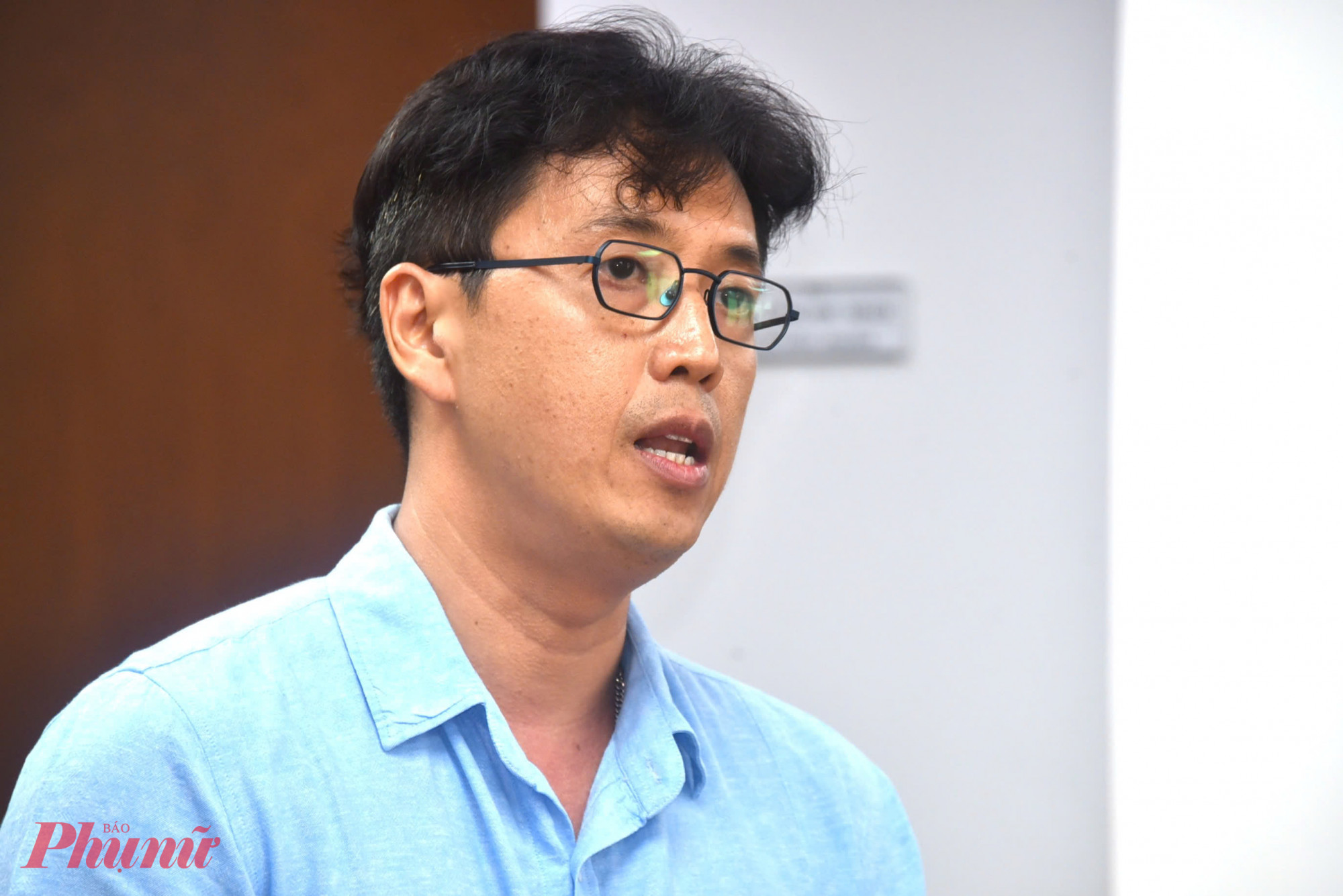 Ông Trần Ngọc Đông Quân - Trưởng phòng Quản lý lữ hành (Sở Du lịch TPHCM) thông tin tại buổi họp báo - Ảnh: Thanh Tâm