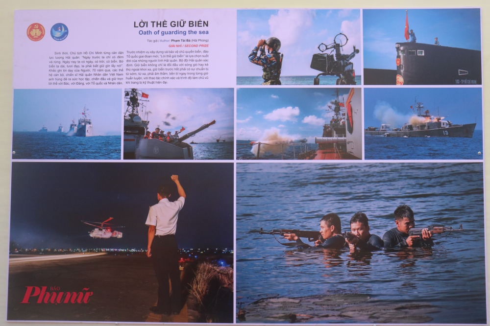 Giữa nắng cháy và sóng dữ, chân dung những người lính hải quân hiện lên đầy hiên ngang, quyết trọn lời thề giữ gìn từng tấc biển, đảo của tổ quốc