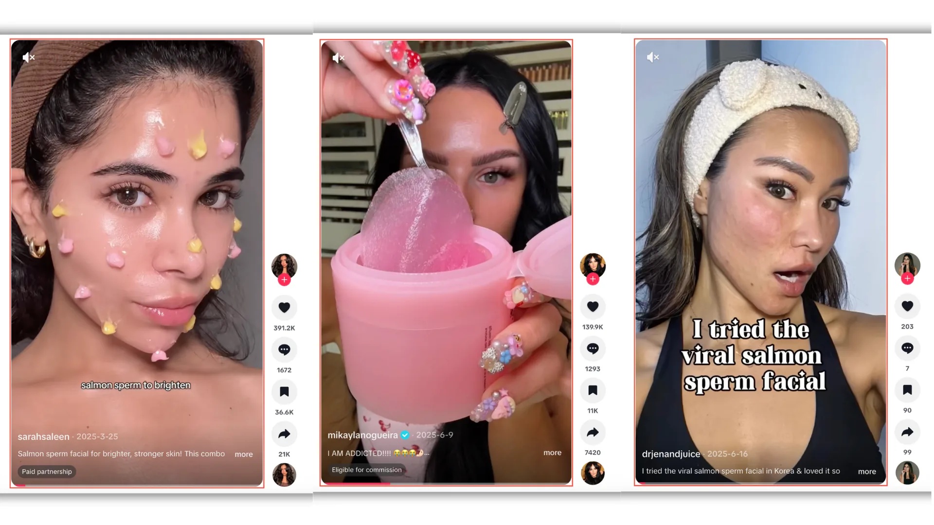 Làn sóng tiêm tinh dịch cá hồi thu hút nhiều người thử và chia sẻ trải nghiệm trên mạng xã hội