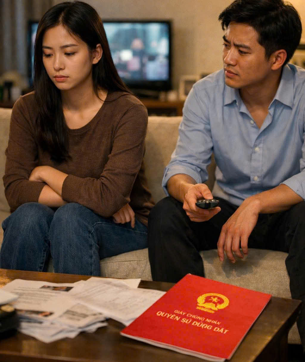 Mua đất của người nhà mà không sang tên, vợ chồng tôi có nguy cơ trắng tay (Ảnh minh hoạ do AI tạo)