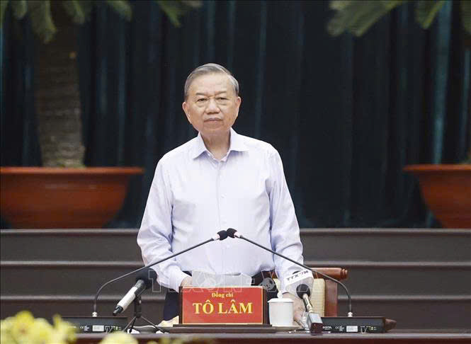 Tổng Bí thư, Chủ tịch nước Tô Lâm - phát biểu tại buổi làm việc 