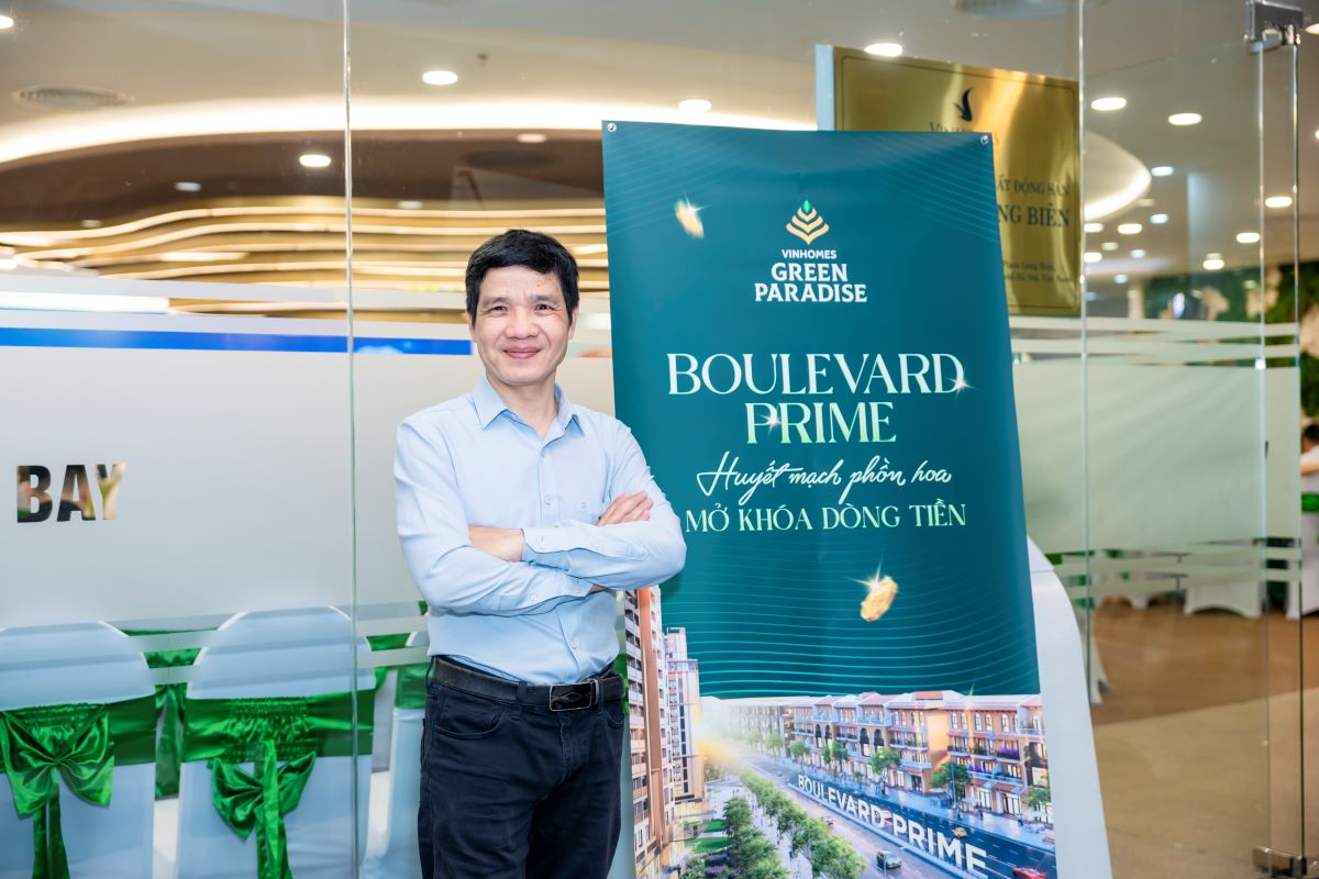 Nhà đầu tư Trần Xuân Thọ đánh giá tiềm năng sinh dòng tiền của Boulevard Prime giống như một cây ATM - Ảnh: Vingroup