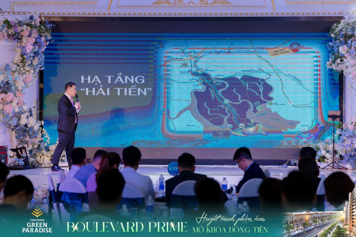 Loạt hạ tầng chiến lược đang được đẩy mạnh triển khai, mọi con đường đều dẫn tới Vinhomes Green Paradise - Ảnh: Vingroup