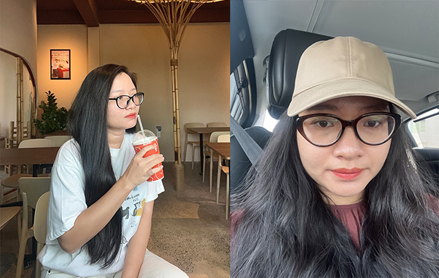 Nhờ ủ tóc với đậu bắp, tóc thằng hay tạo kiểu uốn xoăn cũng trông bóng mượt