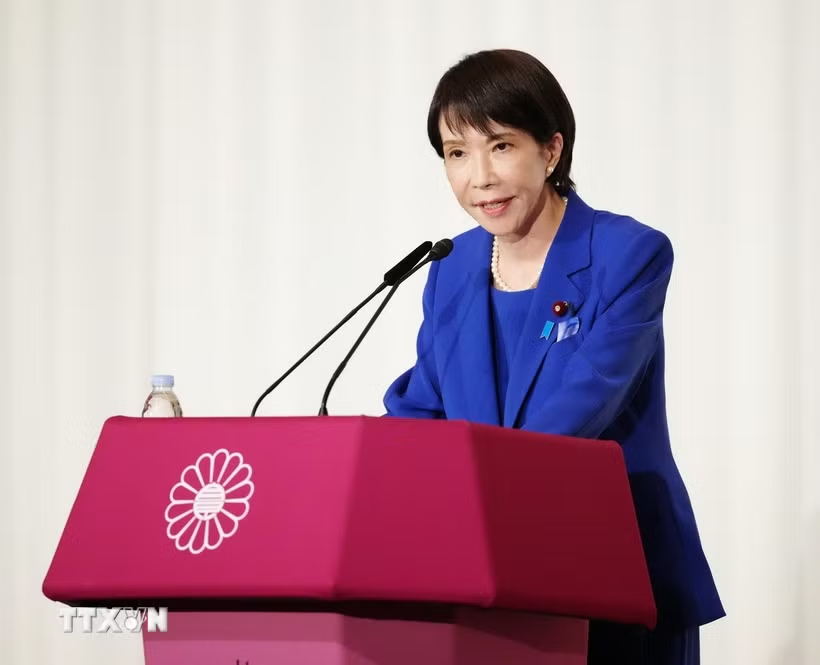 Thủ tướng Nhật Bản Sanae Takaichi. Ảnh: Kyodo/TTXVN