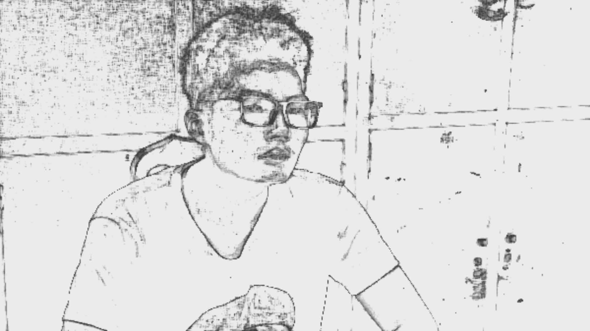 Đối tượng Trần Trung Nghĩa tại cơ quan công an - ảnh: Sỹ Đức