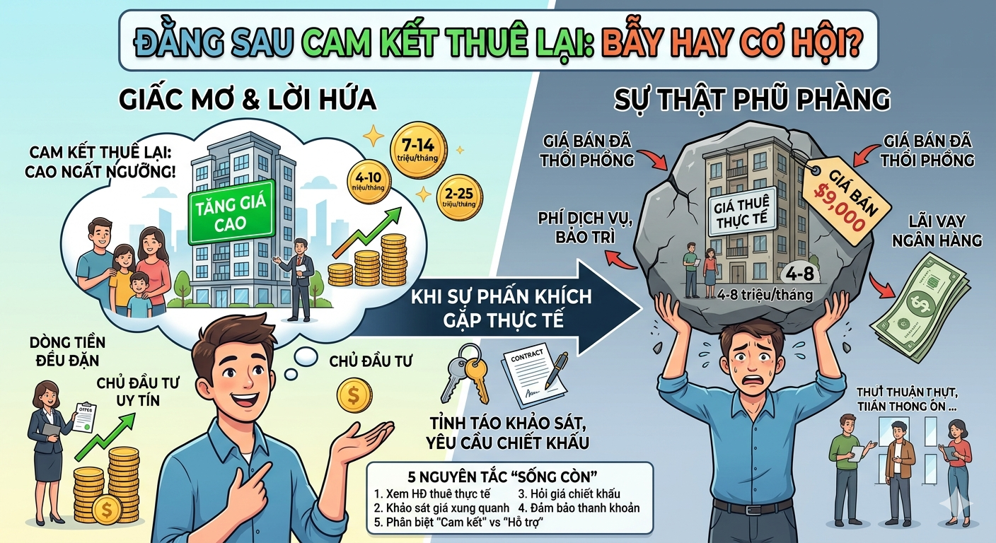 Hãy cẩn trọng với cam kết thuê lại - Ảnh minh họa