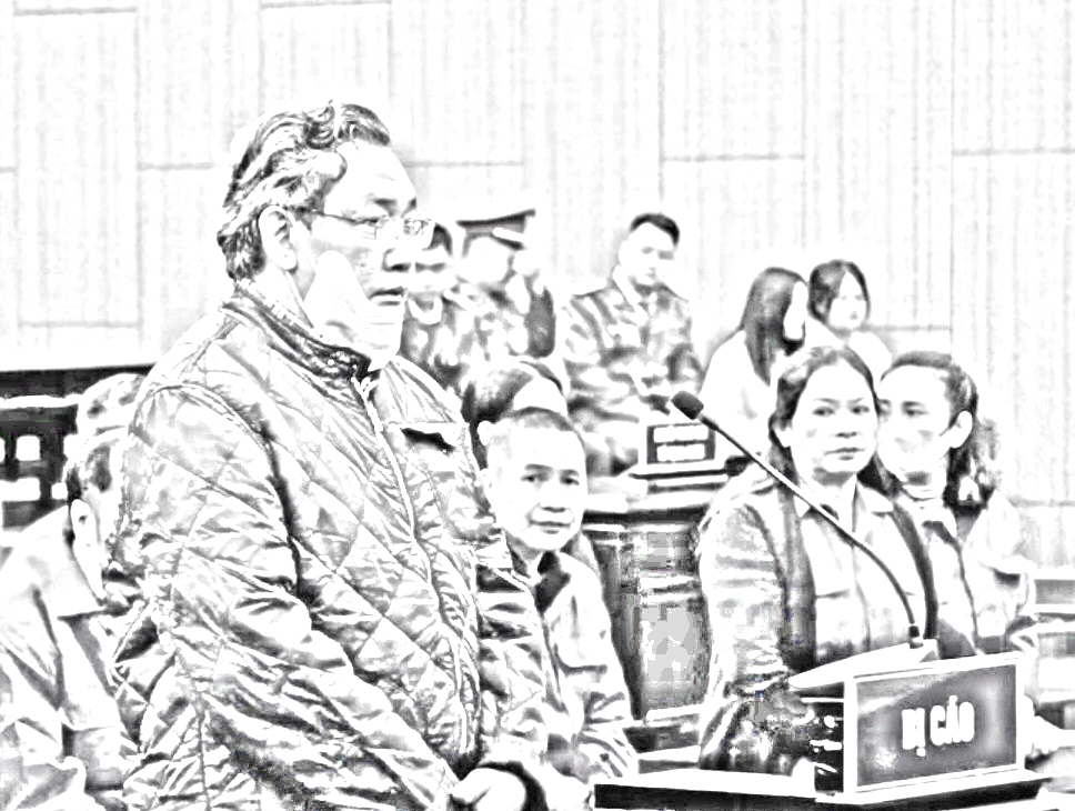 Quanh cảnh phiên tòa - Ảnh: N.A