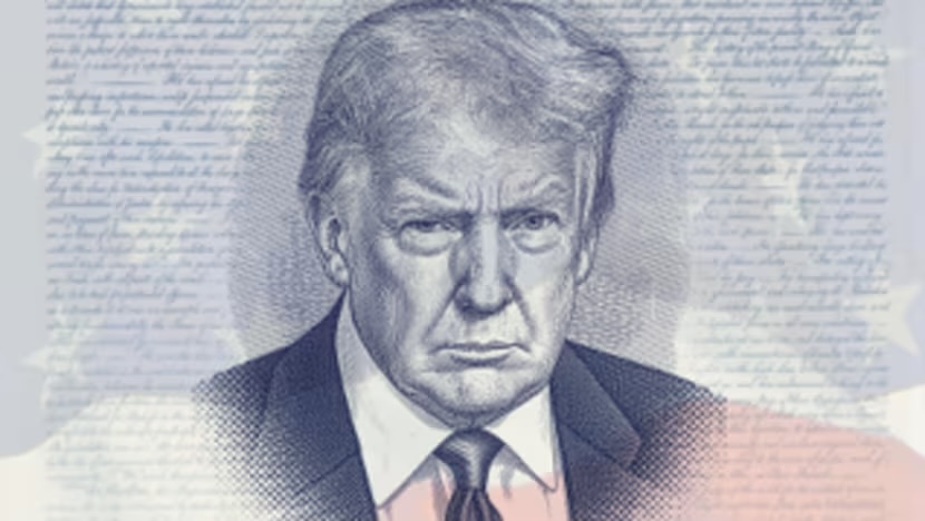 Hình ảnh hộ chiếu Mỹ phiên bản đặc biệt có in ảnh của tổng thống Donald Trump - Ảnh: X/Department of State