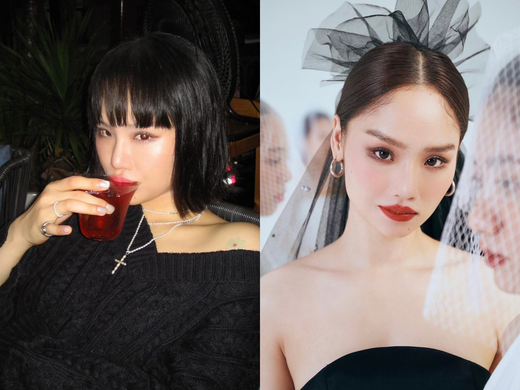 Vẻ đẹp sắc sảo của Miu Lê khi chưa tháo sụn mũi - Ảnh: Instagram Miu Lê