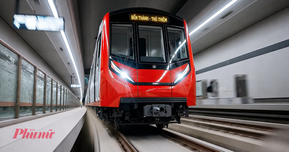 Phối cảnh tuyến metro số 2 Bến Thành - Thủ Thiêm