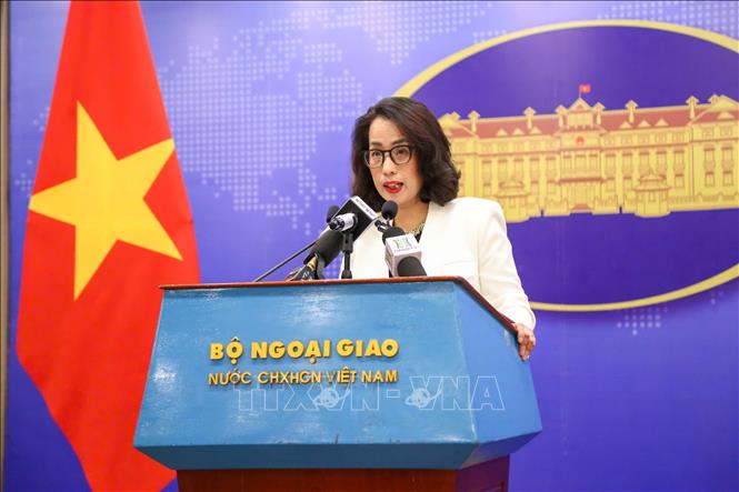 Người phát ngôn Bộ Ngoại giao Phạm Thu Hằng - Ảnh: An Đăng/TTXVN