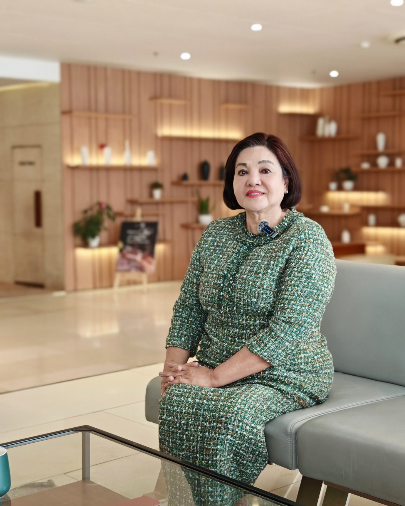 Cô Liên - Chủ tịch HĐQT Colline Dalat - người theo đuổi triết lý làm dịch vụ khách sạn bằng sự tinh tế và tử tế - Ảnh: Colline Dalat