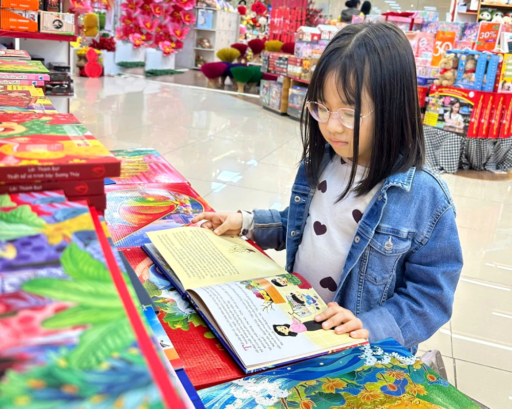 Bên cạnh gia đình, nhà trường là nơi giúp thói quen đọc của thí sinh Minh Châu phát triển sâu hơn  - Ảnh do nhân vật cung cấp