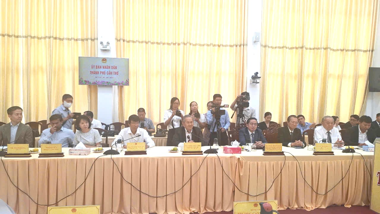 Tập đoàn CT Group và các đơn vị thành viên đã đề xuất hợp tác nhiều lĩnh vực với TP Cần Thơ. Ảnh: CTV