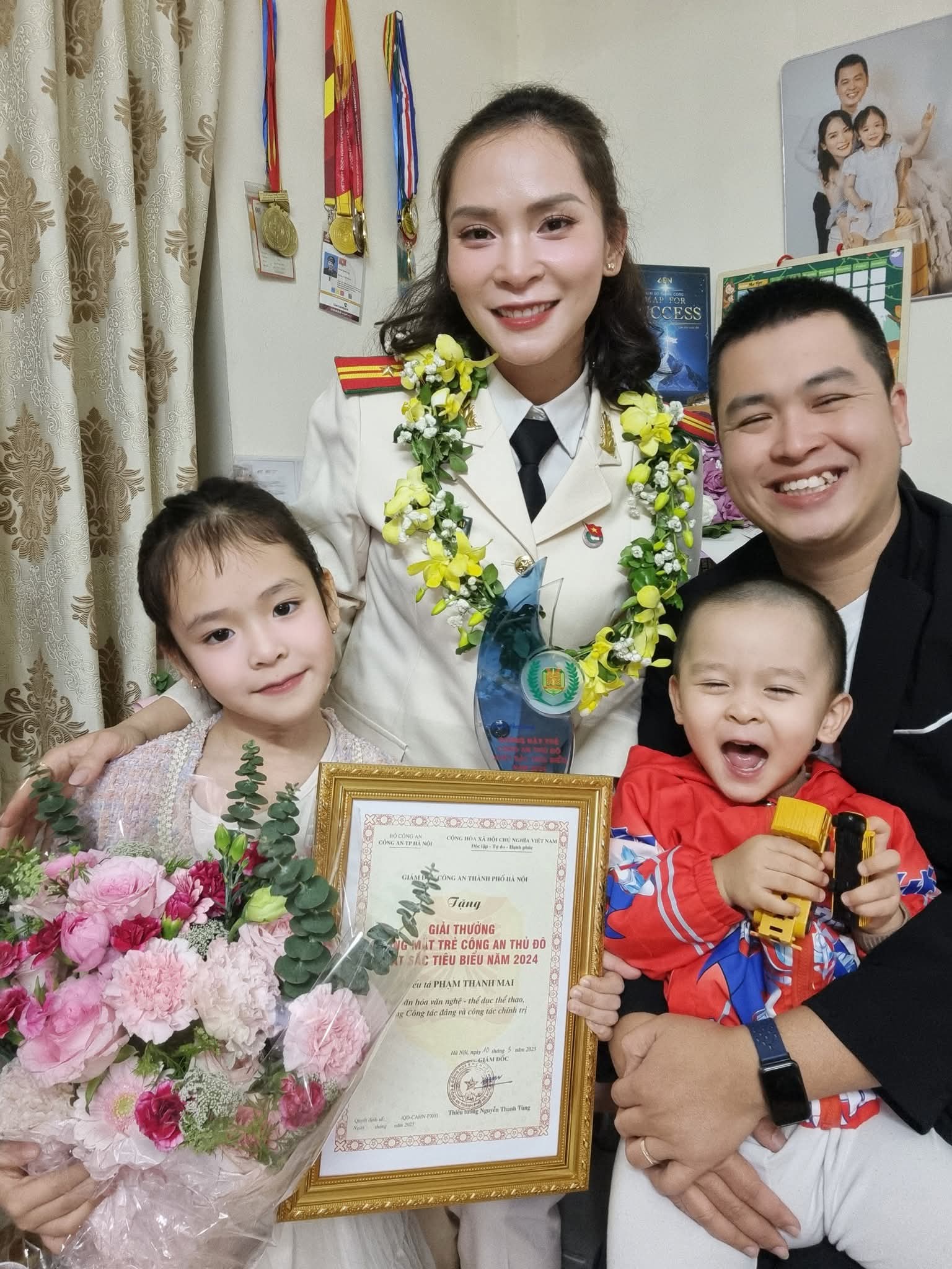 Vợ chồng Lâm - Mai hạnh phúc bên nhau - Ảnh do nhân vật cung cấp.