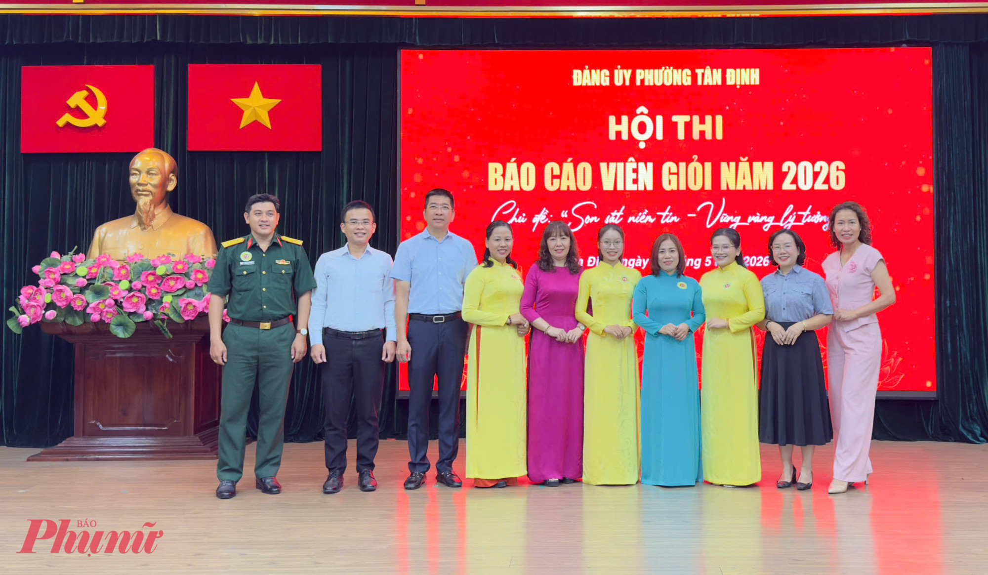 Phường Tân Định tổ chức hội thi Báo cáo viên giỏi cấp phường năm 2026 - Ảnh: T.T