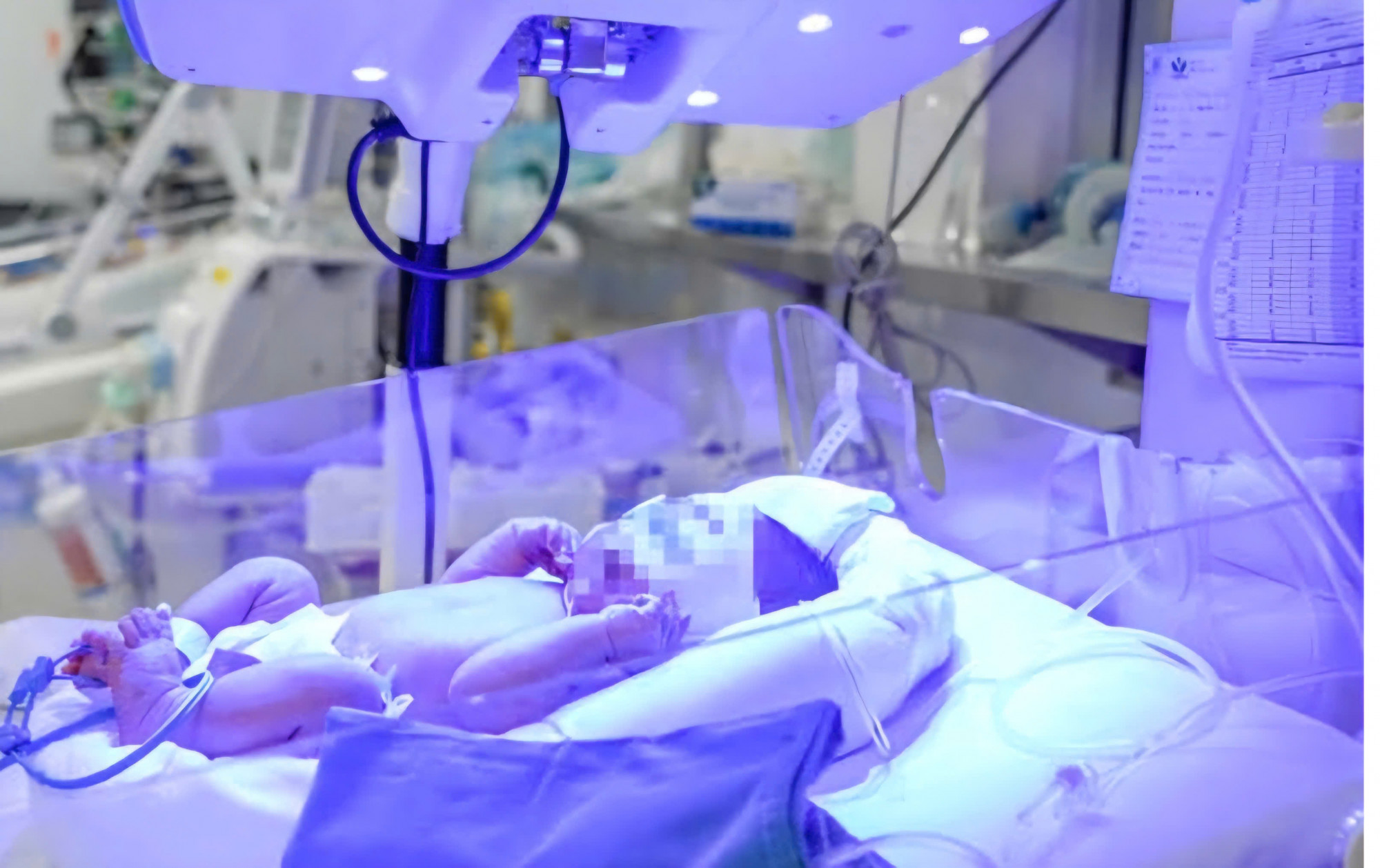 Bệnh nhi 4 ngày tuổi phát hiện có nhóm máu cực hiếm - ảnh: Bệnh viện cung cấp