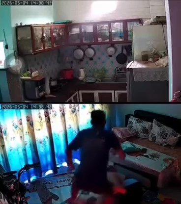 Ảnh cắt từ clip vụ việc.