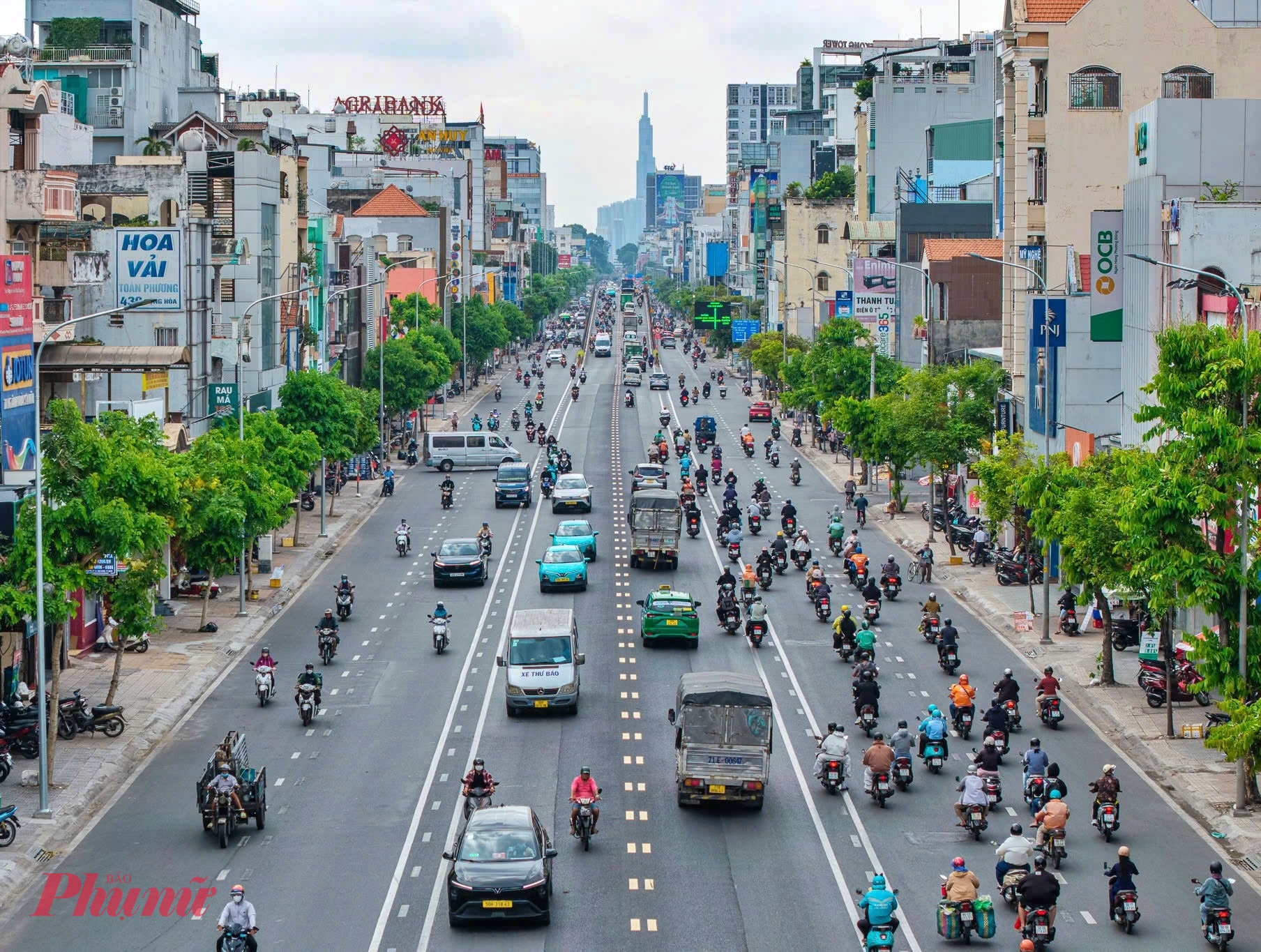 Đường Cộng Hòa đang được phân lai làn để tổ chức giao thông từ ngày 15/5