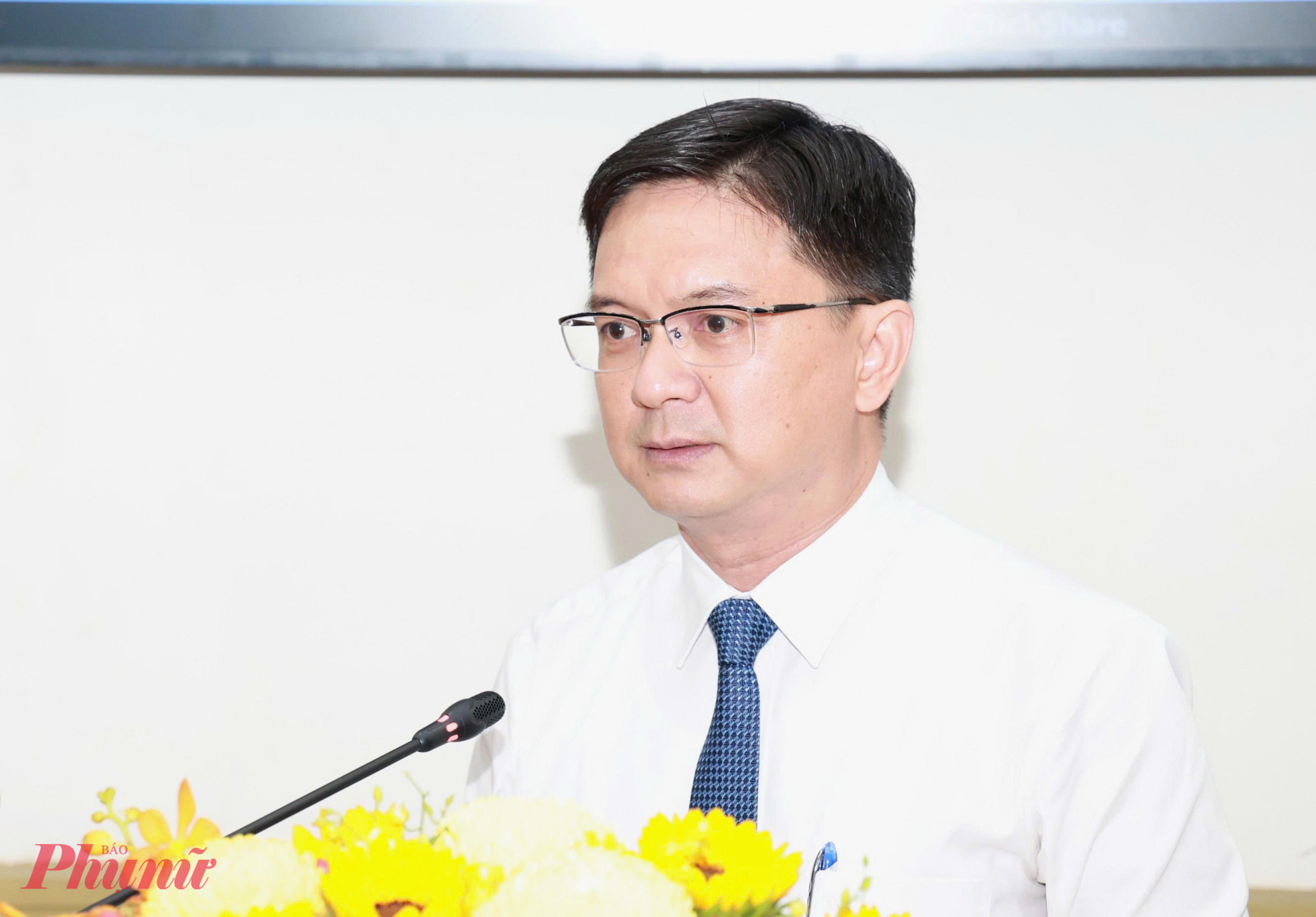 Ông Nguyễn Mạnh Cường nhấn mạnh yêu cầu xây dựng một đạo luật đủ mạnh để mở ra không gian phát triển mới cho TPHCM - Ảnh: Thanh Tâm