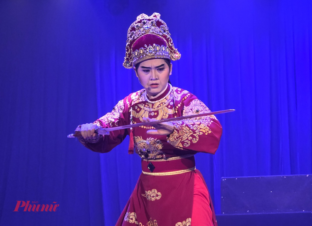 Tấn Đạt dự thi vai Lê Văn Duyệt, trích đoạn Vương quyền.