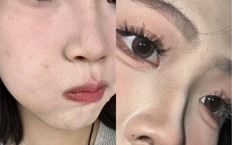 Lớp nền trang điểm đễ bị mốc, vỡ vụn trong thời tiết nắng nóng mùa hè - Ảnh minh họa: internet