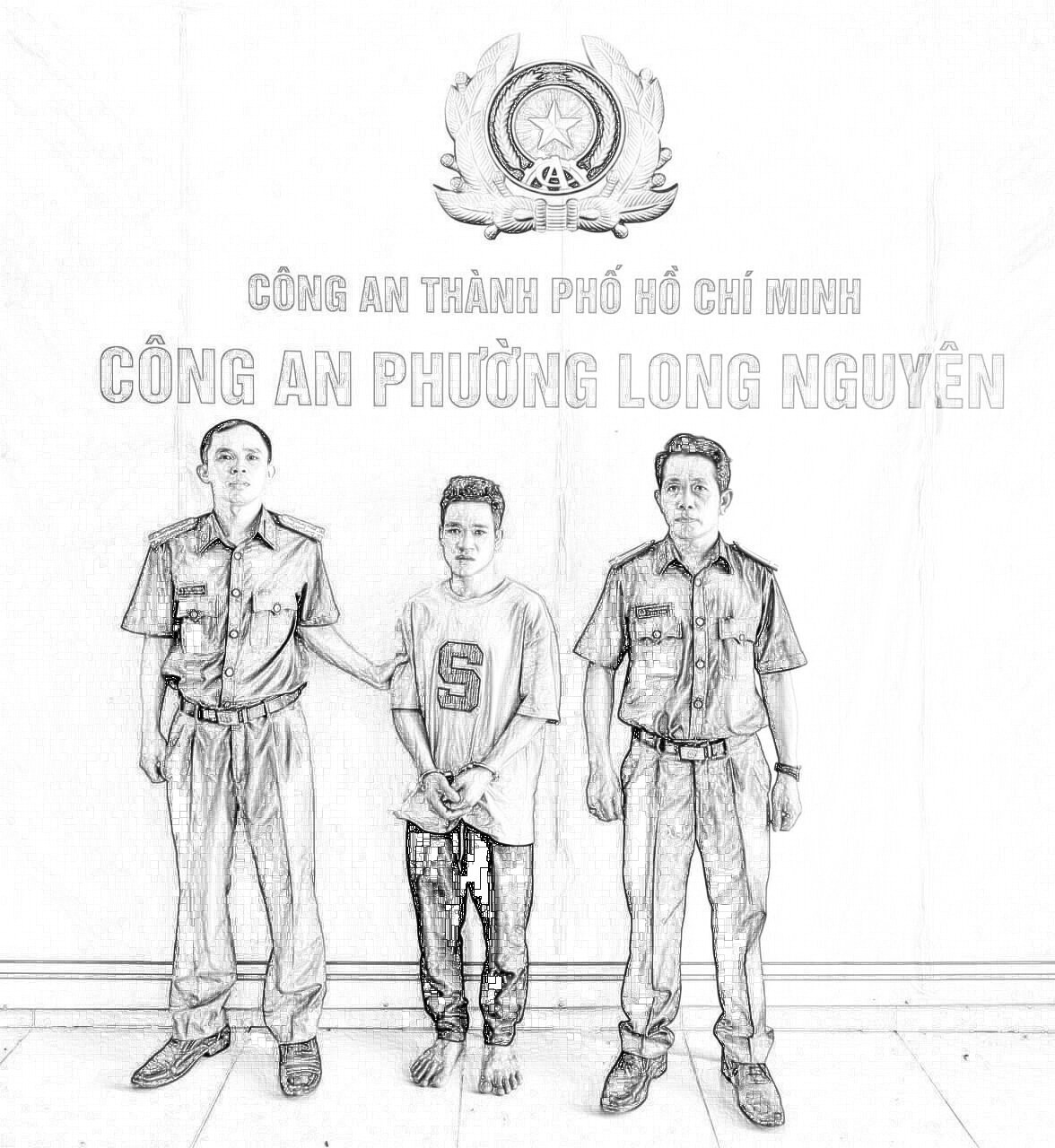 Trọng thời điểm bị bắt giữ. Ảnh: CACC