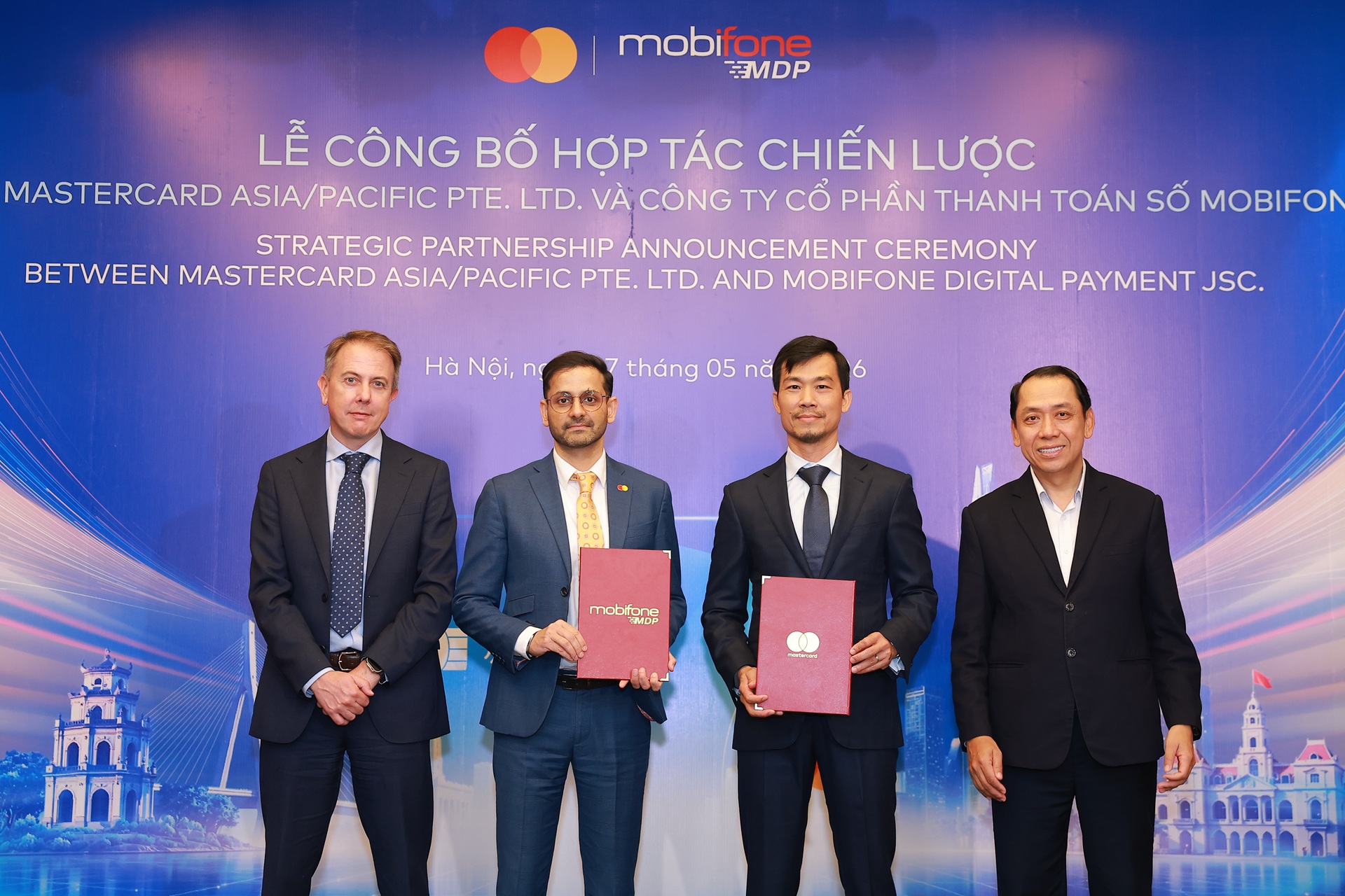 Mastercard và Công ty cổ phần Thanh toán số - MDP chính thức công bố hợp tác chiến lược - Ảnh: Mastercard