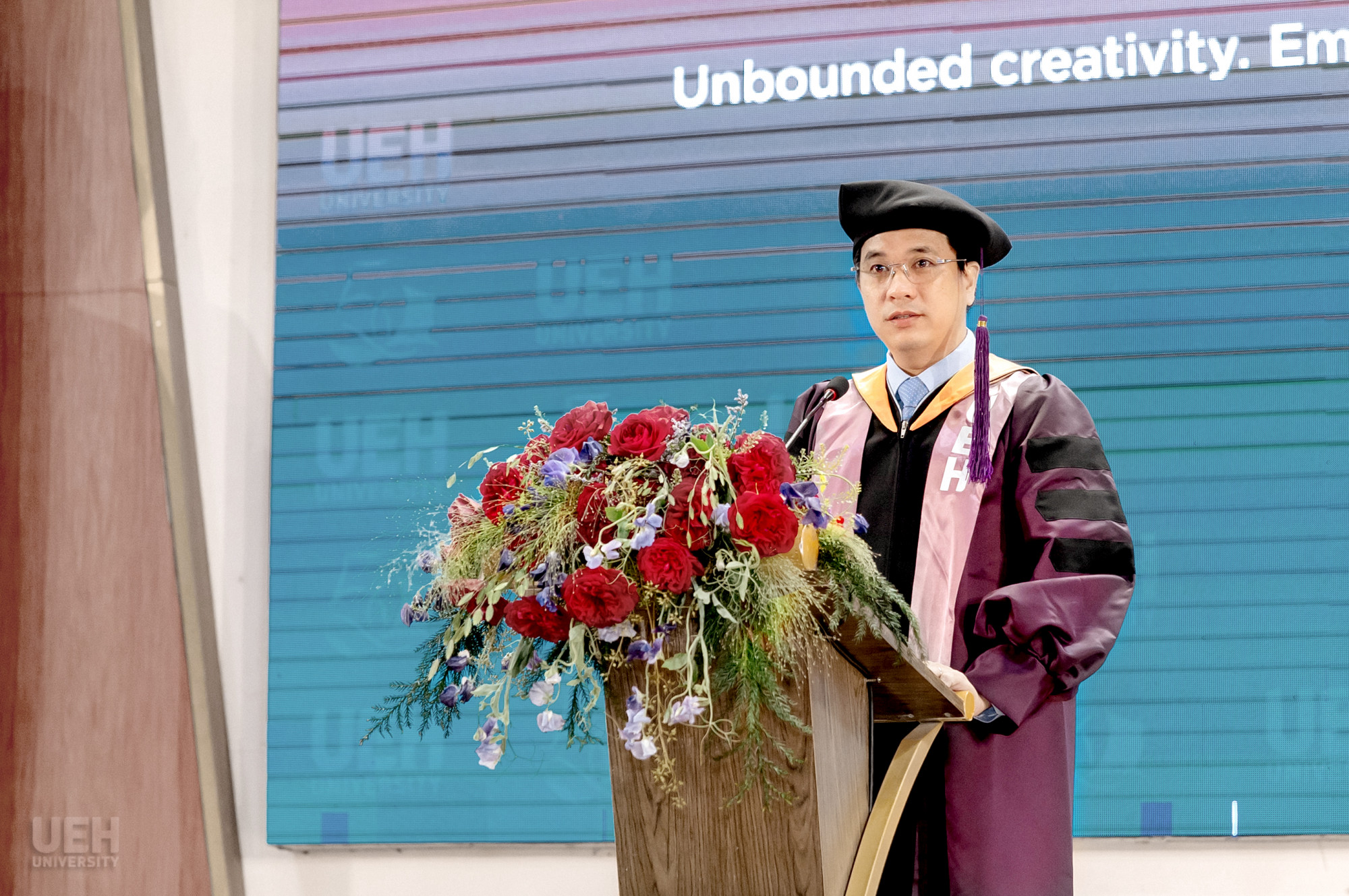PGS.TS. Bùi Quang Hùng - Giám đốc Đại học Kinh tế Thành phố Hồ Chí Minh - Ảnh: UEH