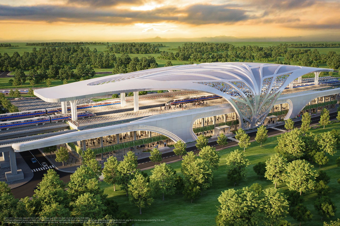 Phối cảnh metro tại Vinhomes Green Paradise