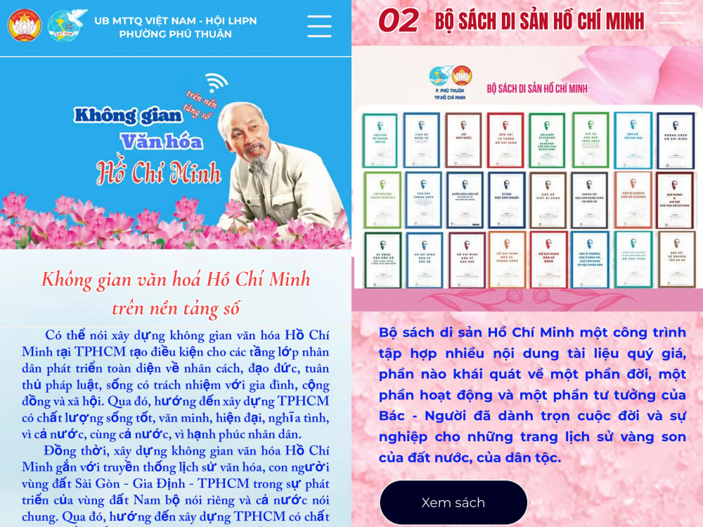 Tư liệu, di sản về Bác Hồ trên nền tảng số.