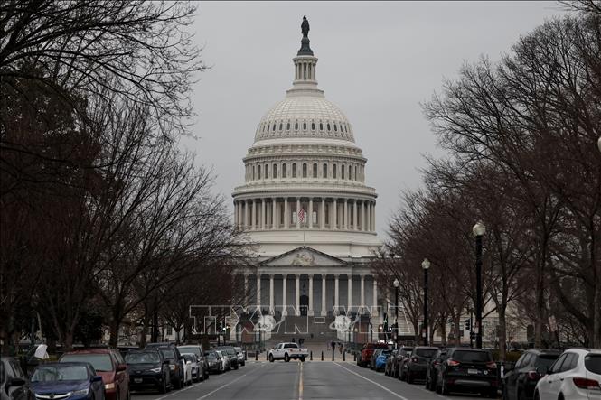 Tòa nhà Quốc hội Mỹ tại Washington, D.C - Ảnh: THX/TTXVN