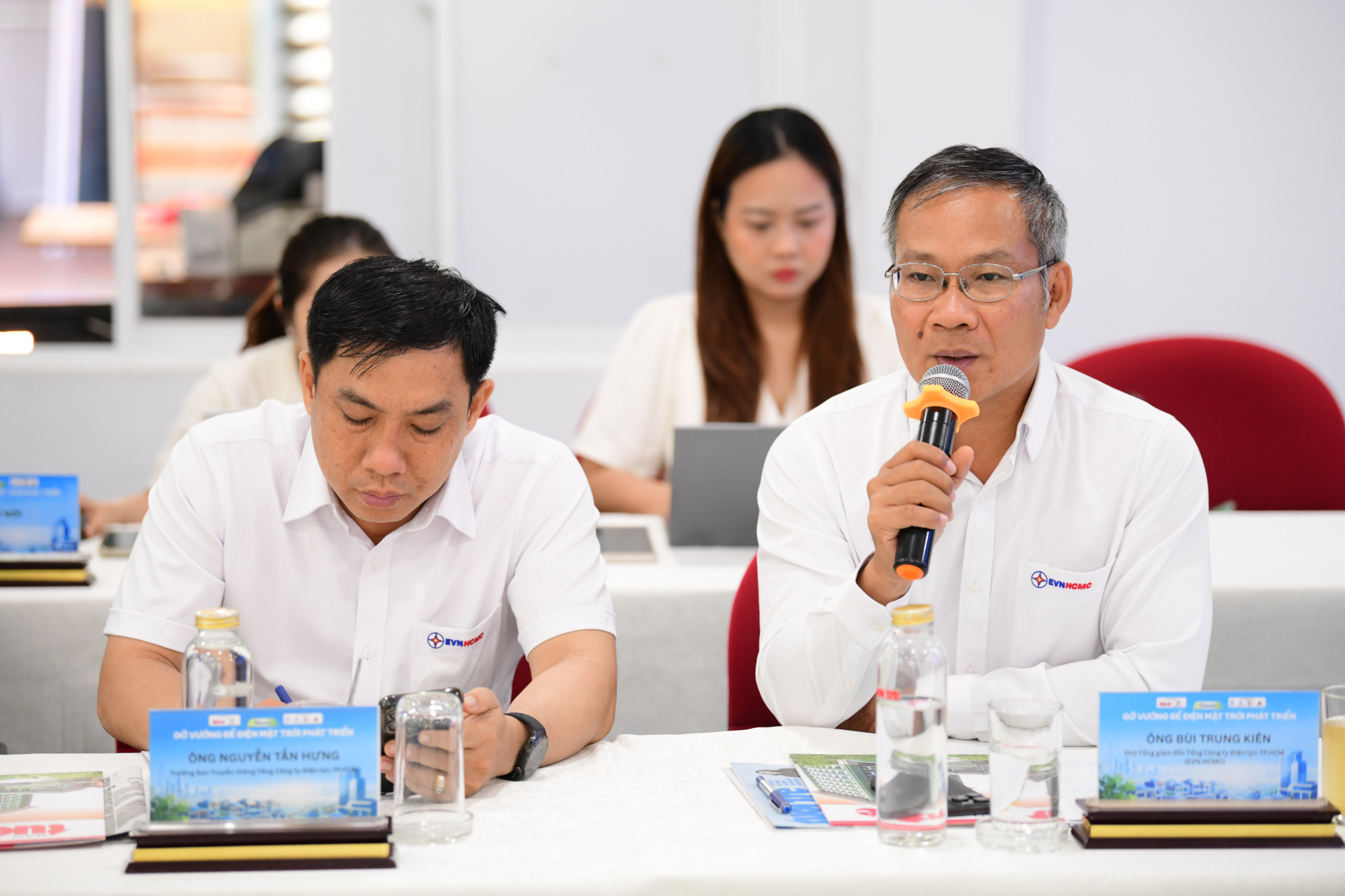 Ông Bùi Trung Kiên – Phó tổng giám đốc Tổng công ty Điện lực TPHCM - Ảnh:QĐ