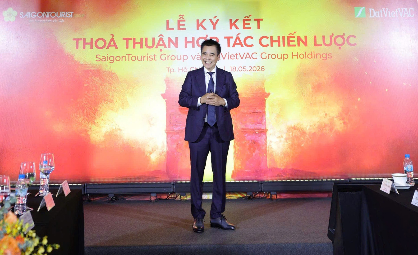 Ông Đinh Bá Thành – Chủ tịch sáng lập DatVietVAC có nhiều chia sẻ tâm huyết tại 