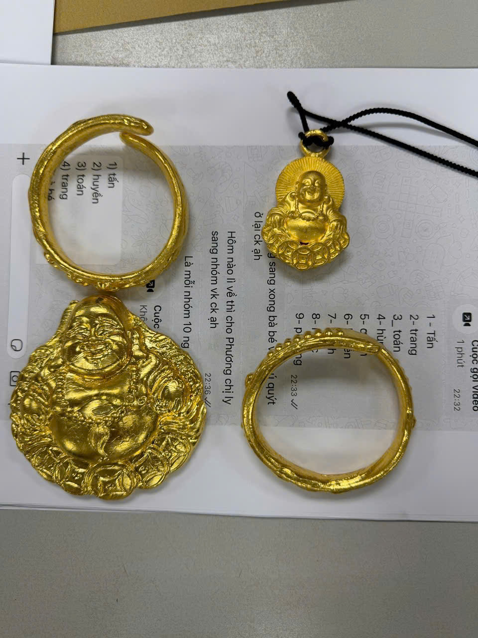 Tang vật vụ án. Ảnh: CACC