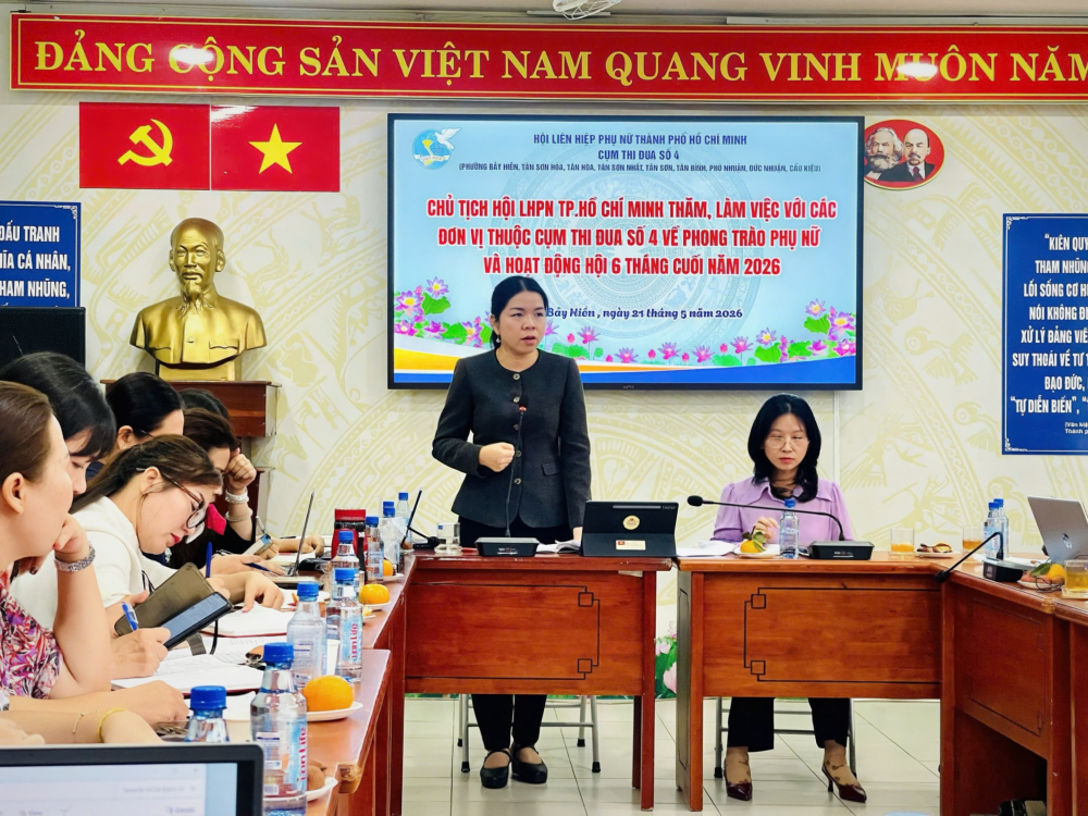  Bà Nguyễn Thị Ngọc Xuân - Thành ủy viên, Chủ tịch Hội LHPN TPHCM - định hướng nâng chất  phong trào phụ nữ
