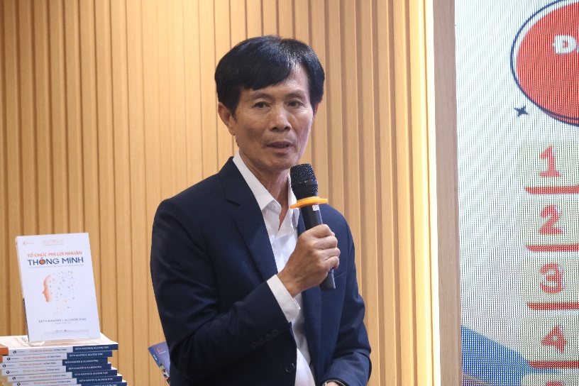 Nhà báo Nguyễn Đức Liên hy vọng trong tương lai, Quỹ Khởi Sự Từ Tâm sẽ ngày một phát triển bền vững hơn - Ảnh: Quỹ Khởi Sự Từ Tâm