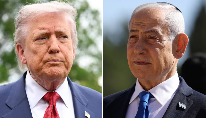Tổng thống Mỹ Donald Trump và Thủ tướng Israel Benjamin Netanyahu. Hình ảnh Getty