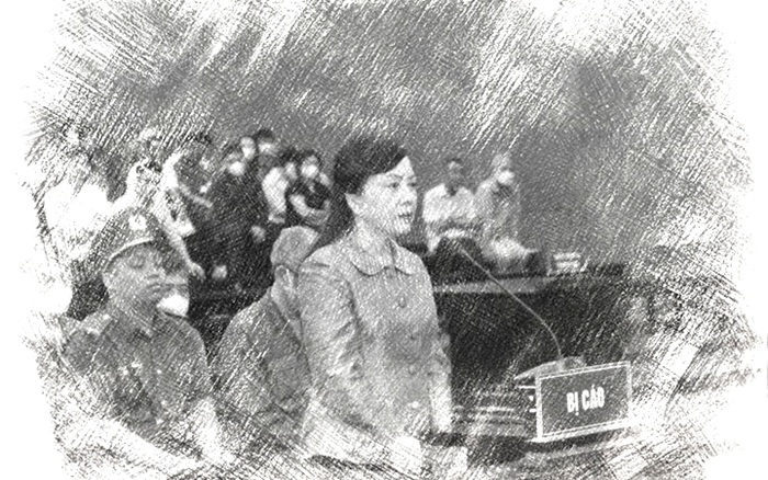 Bà Nguyễn Thị Kim Tiến tại tòa - Ảnh: N.A