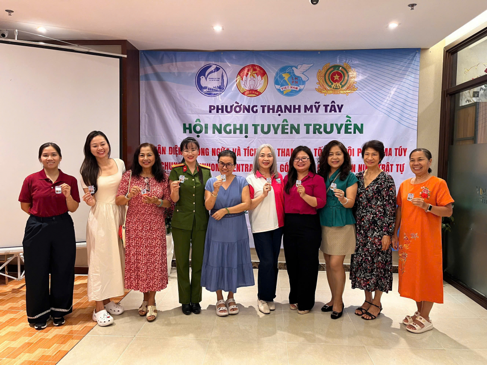 Hội LHPN phường mong muốn cán bộ, hội viên phụ nữ, cư dân và cộng đồng tiếp tục phát huy tinh thần trách nhiệm, chủ động phối hợp cùng lực lượng công an và các đoàn thể địa phương trong việc giữ gìn an ninh trật tự tại địa phương. Ảnh: TH