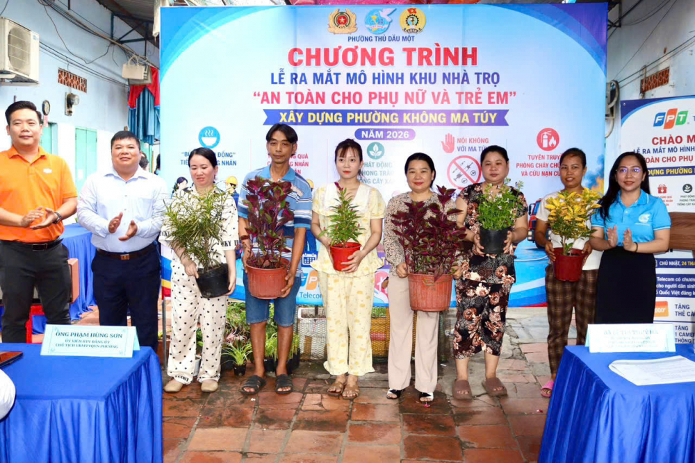 50 cây xanh cho người công nhân các khu trọ