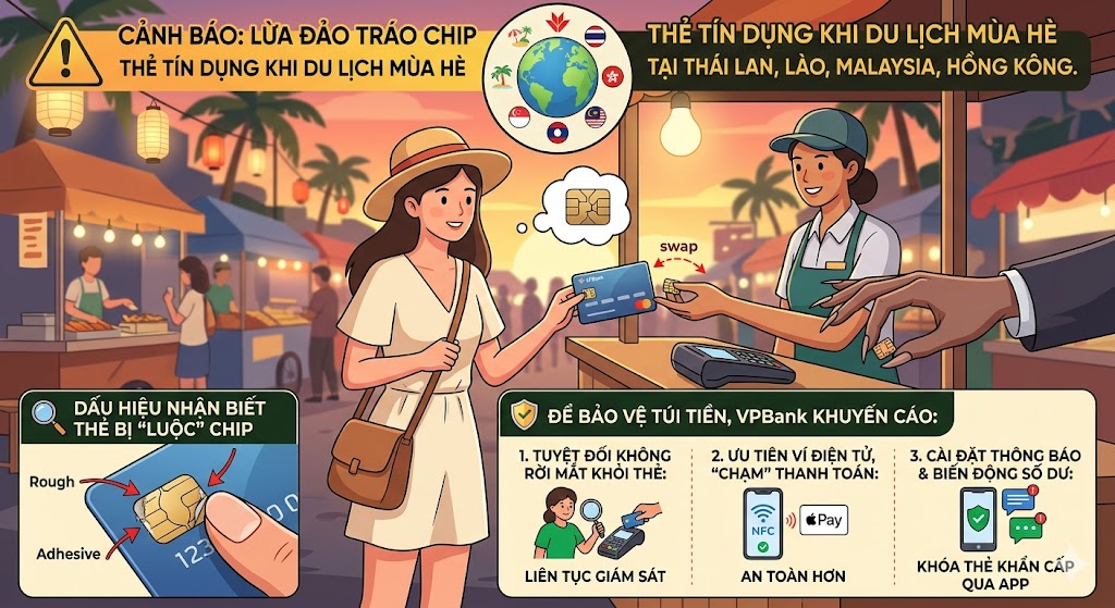 Khi thanh toán, hãy yêu cầu mang máy POS đến tận bàn, hoặc bạn tự đi ra quầy để tự tay quẹt/chạm thẻ (Ảnh minh hoạ)