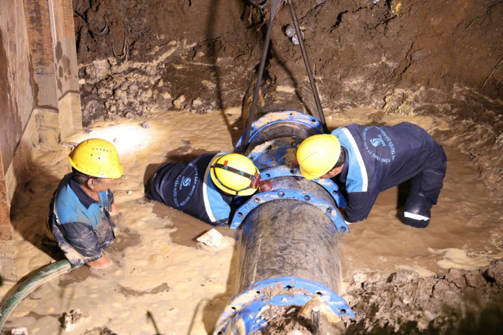 SAWACO cho biết hiện công tác súc xả đã hoàn tất và hệ thống đã được đưa vào vận hành ổn định trở lại - Ảnh minh họa