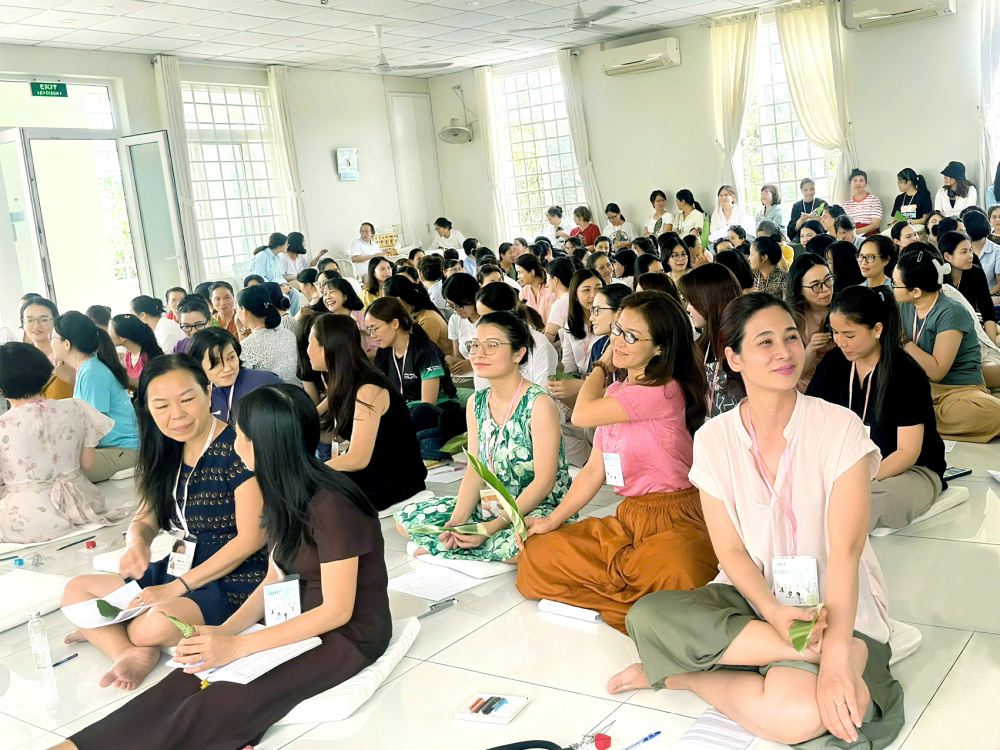 Một hội thảo về cân bằng cuộc sống, chăm sóc sức khỏe tâm trí tại Trung tâm Inner Space - ẢNH: DIỆU HIỀN